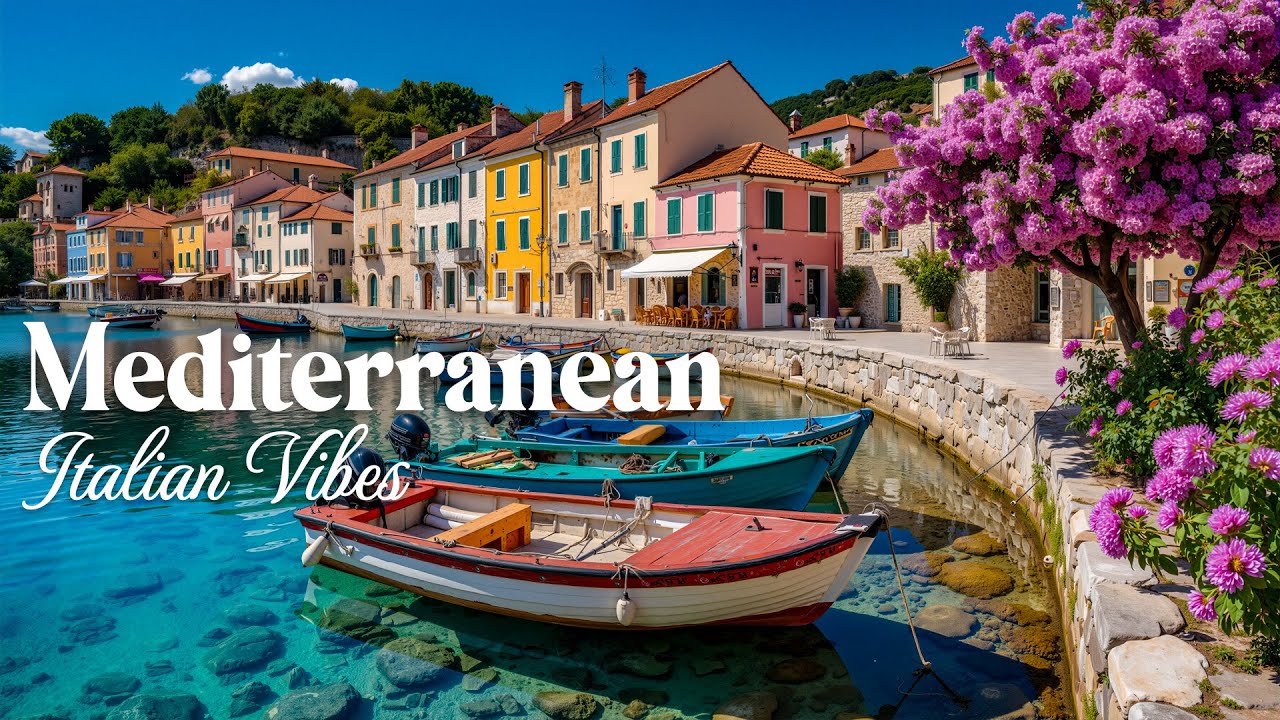 Romantic Vibes And Melodious Mediterranean Music - Soothing Music & A Peaceful Seaside Setting