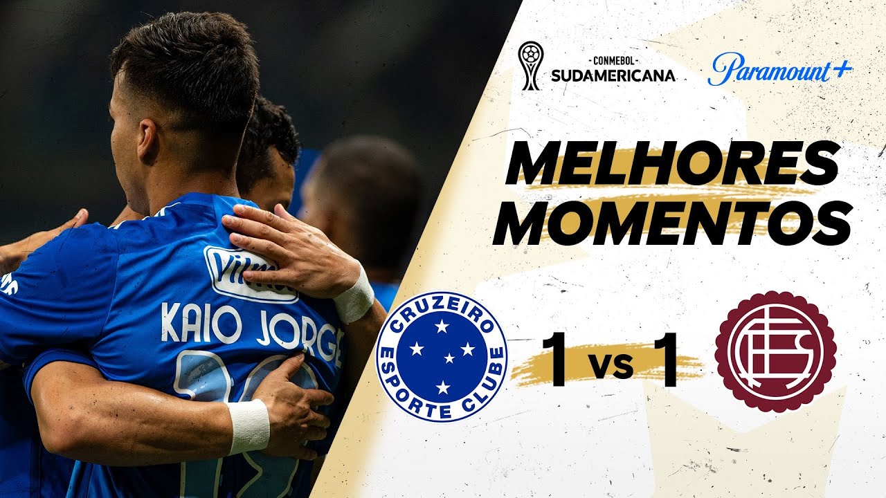 CRUZEIRO 1 x 1 LANÚS - CONMEBOL SUDAMERICANA 2024 | Paramount Plus Brasil