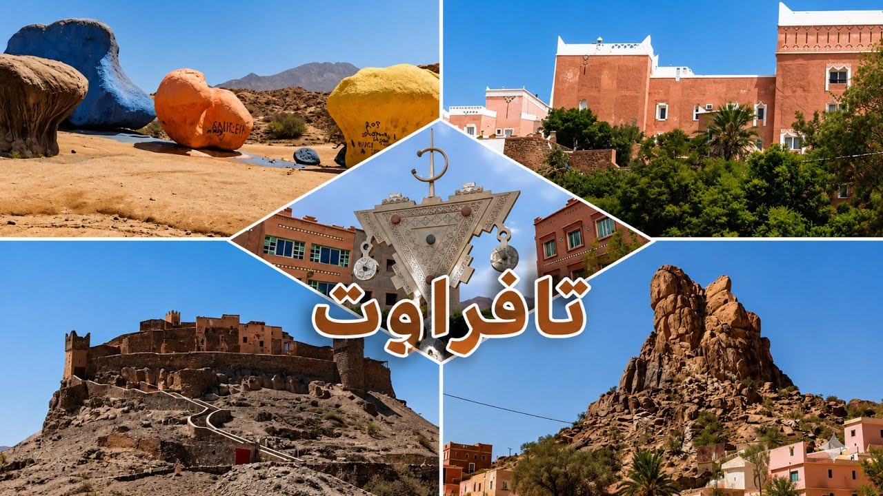 جولة🚗 في مدينة تافراوت جوهرة الجنوب منطقة رائعة تستحق الزيارة 🥰