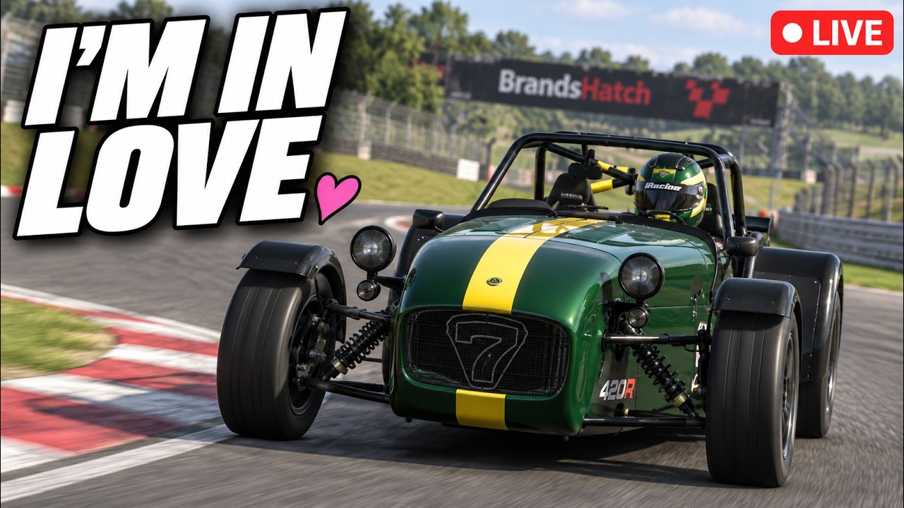 Абсолютно новый Caterham 420R в iRacing | Прямая трансляция
