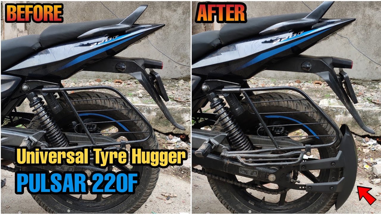 Universal Tyre Hugger Fixing On Pulsar 220F | Peter Vlogs Tamil