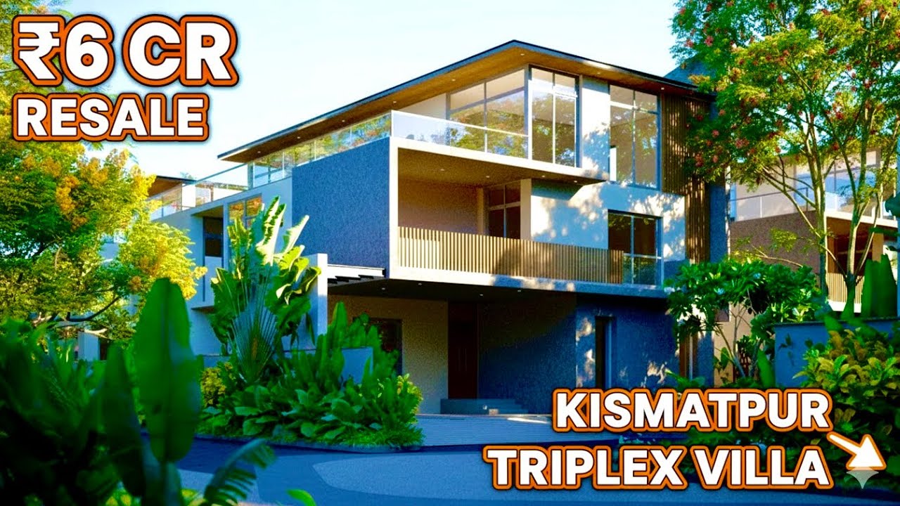 Fully Furnished Resale Villa for Sale in Kismatpur | 300 Sq Yds | ₹6 Cr | Ready to Move