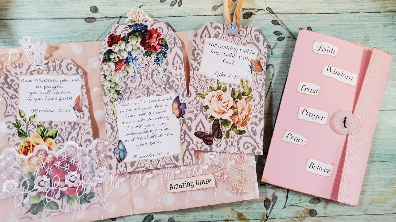 #Scripturejournalingcards - Create Three Scripture Cards and Embellish them