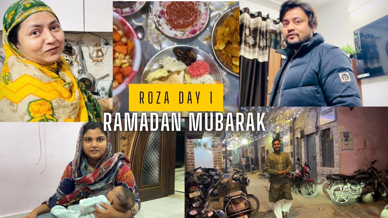 First Roza Routine 🌙 | Chand Raat, Sehri, Roza & Iftar | Ramadan Special Vlog