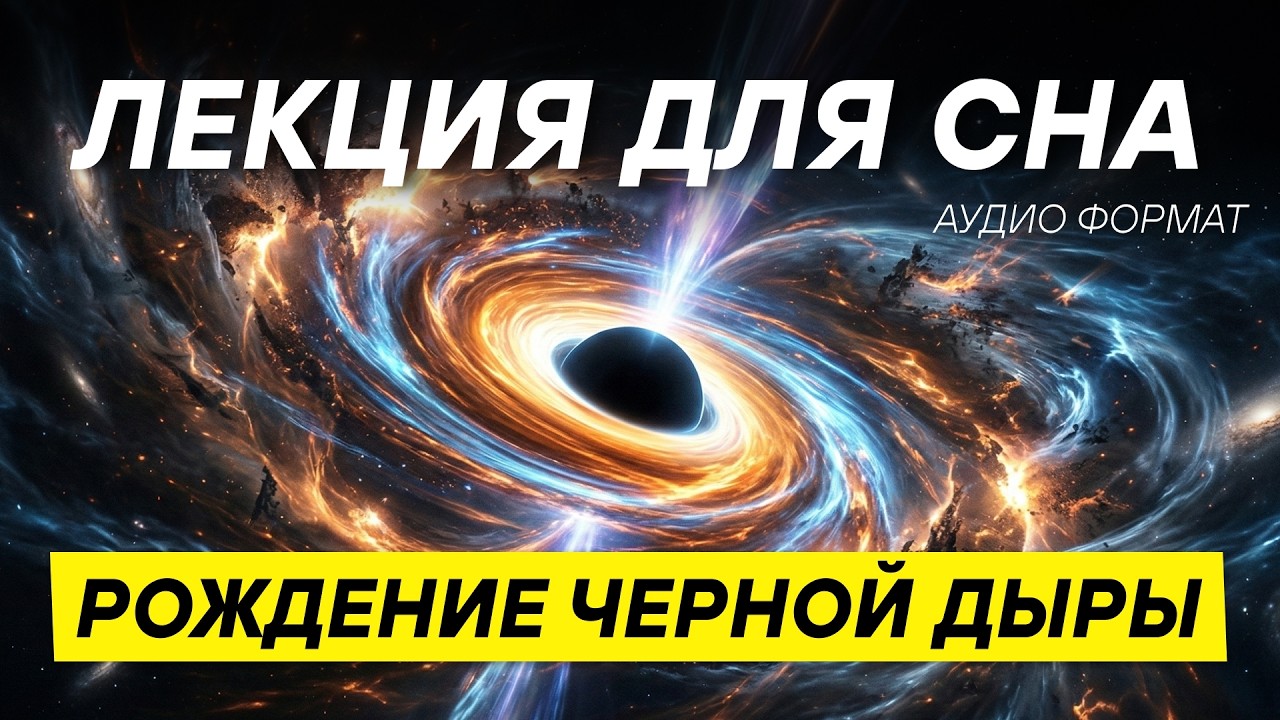 Если бы мы наблюдали рождение черной дыры! ЛЕКЦИЯ ДЛЯ СНА 😴