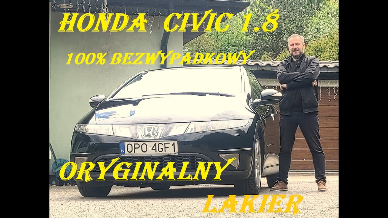 Honda Civic 8 UFO 1.8 140KM w oryginalnym lakierze
