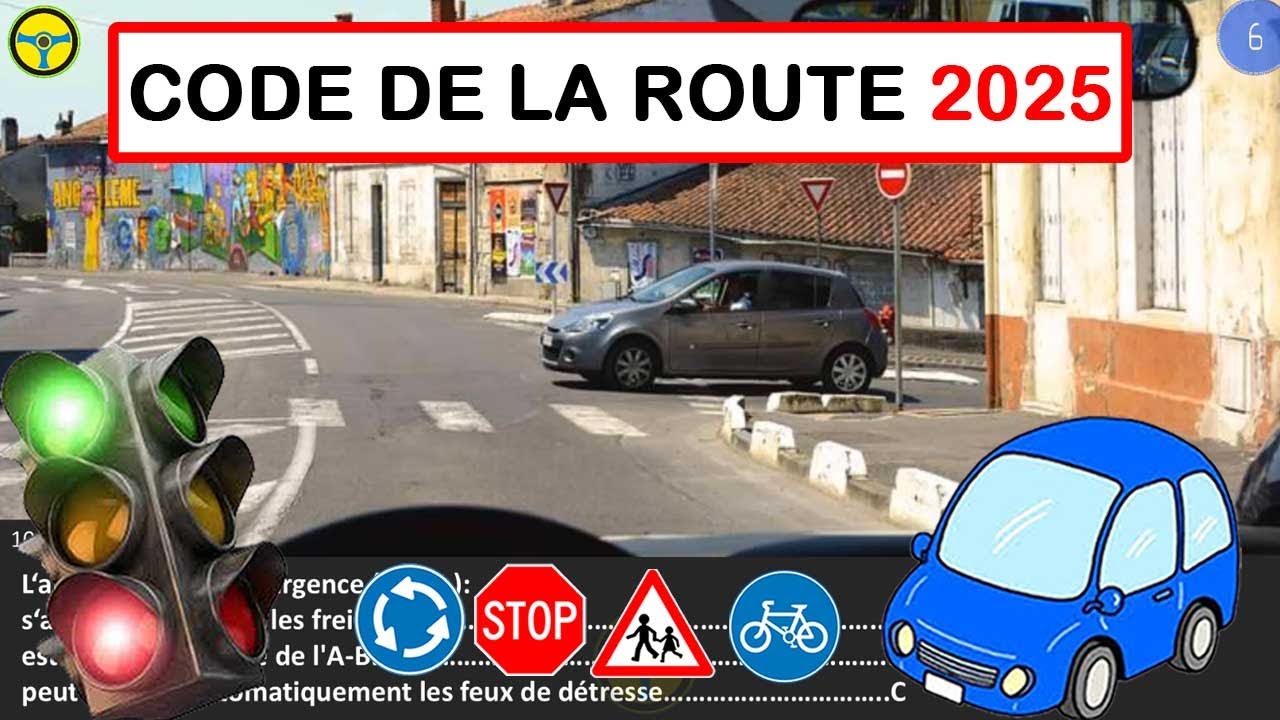 2025 EXAMEN DU CODE DE LA ROUTE 🚗 TEST #26  Préparez vous ! 40 Questions✅