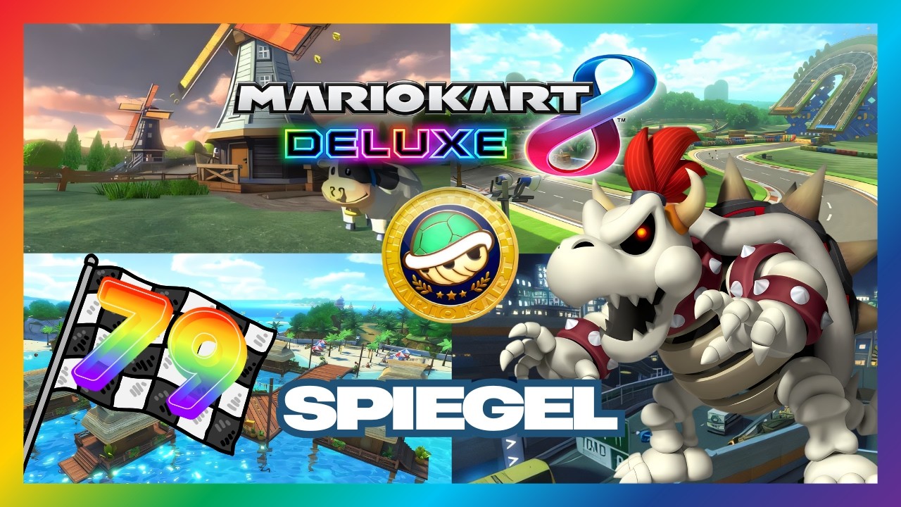 🏁Mario Kart 8 Deluxe🏁Folge 79 | Panzer-Cup im Spiegel 150 CCM Hubraum mit Knochen Bowser |