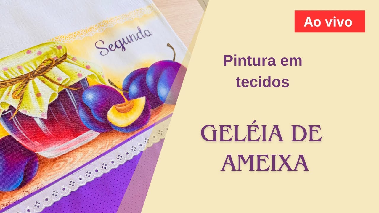 Como pintar geléia de ameixa / APOSTILA GELÉIAS DE FRUTAS - AULA 01 PARTE 01