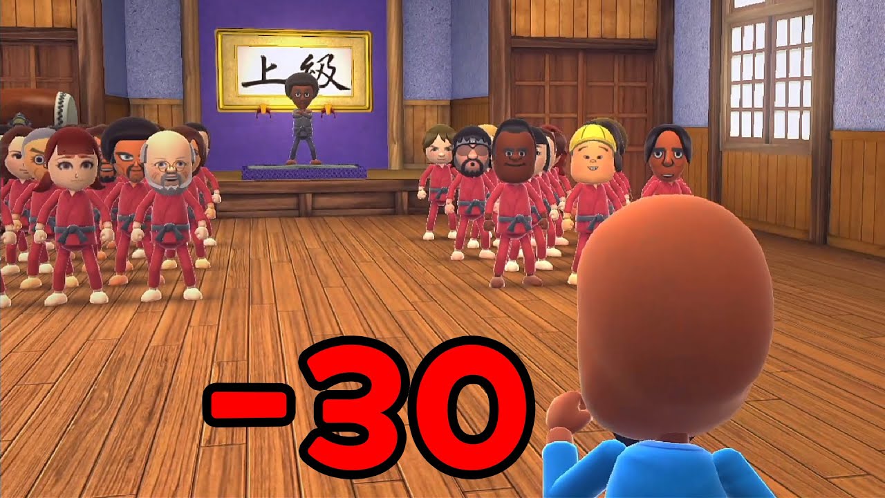Wii Party U Dojo Domination gameplay (Advanced Difficulty) Be vigilant!! チャレンジ道場上級で遊ぶ