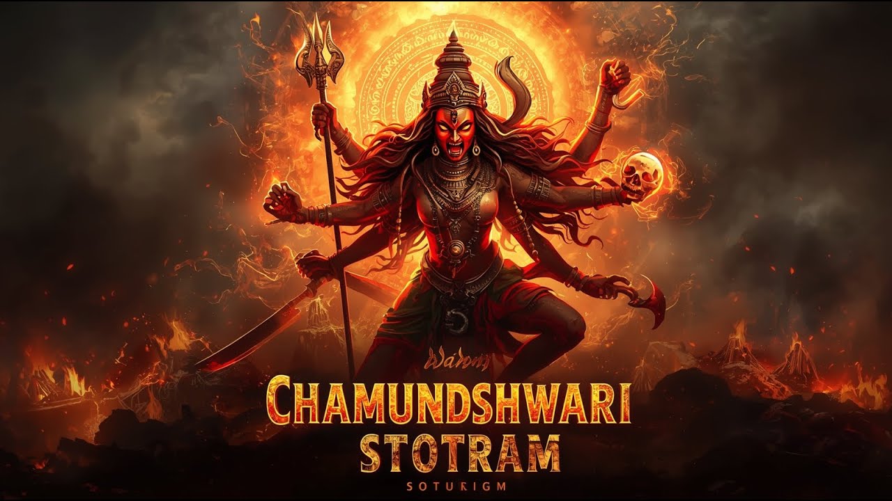 CHAMUNDESHWARI STOTRAM | Fierce Shakti Mantra of Maa Chamunda | Destroyer of All Negativity