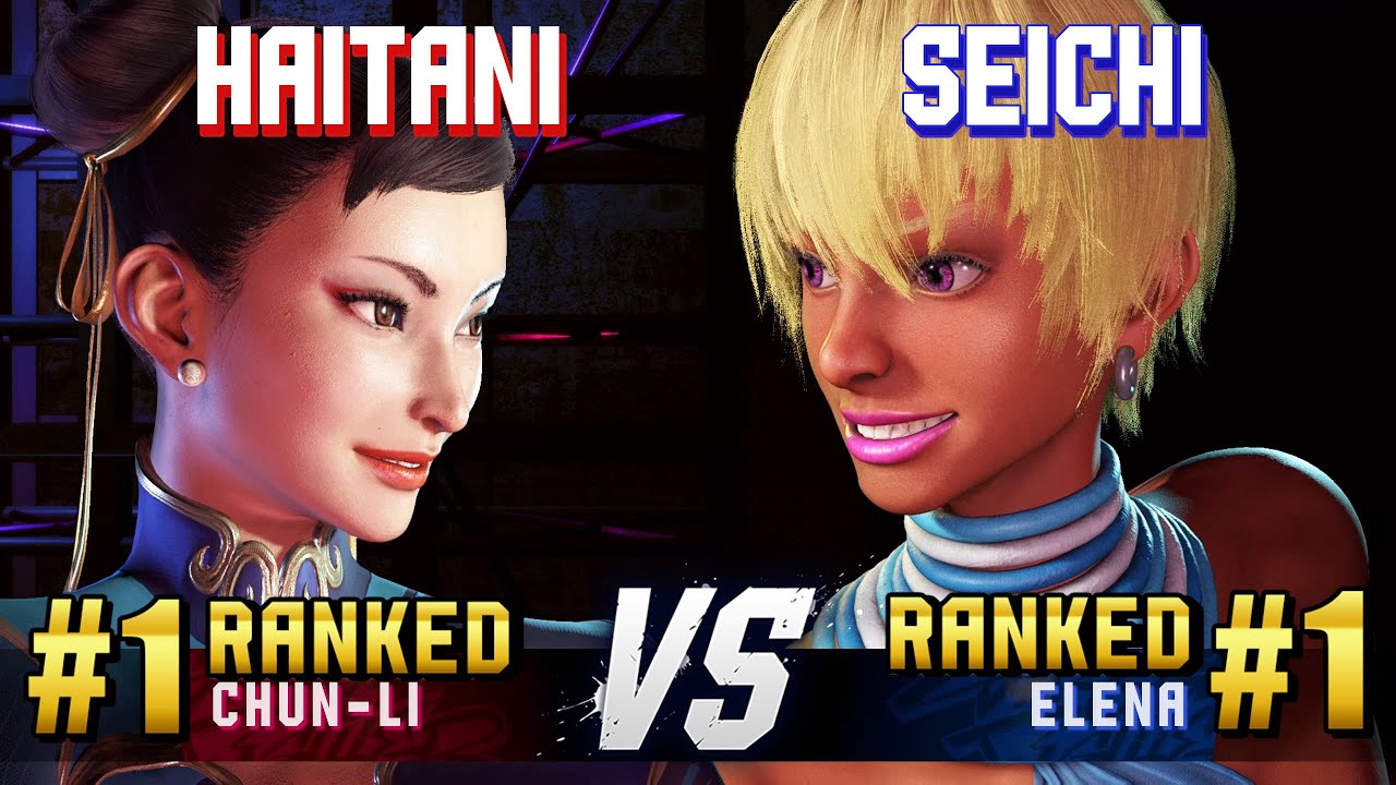 SF6 ▰ HAITANI (#1 Ranked Chun-Li) vs SEICHI (#1 Ranked Elena) ▰ High Level Gameplay