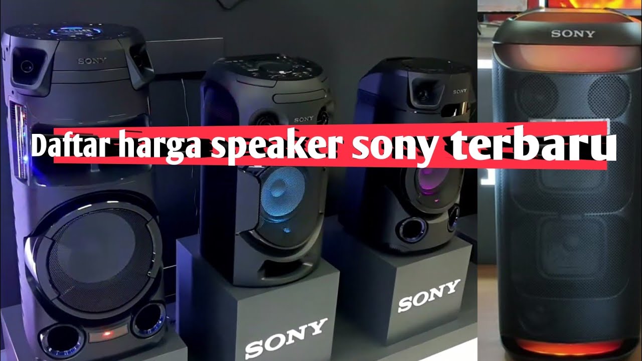 daftar harga speaker sony terbaru 2024
