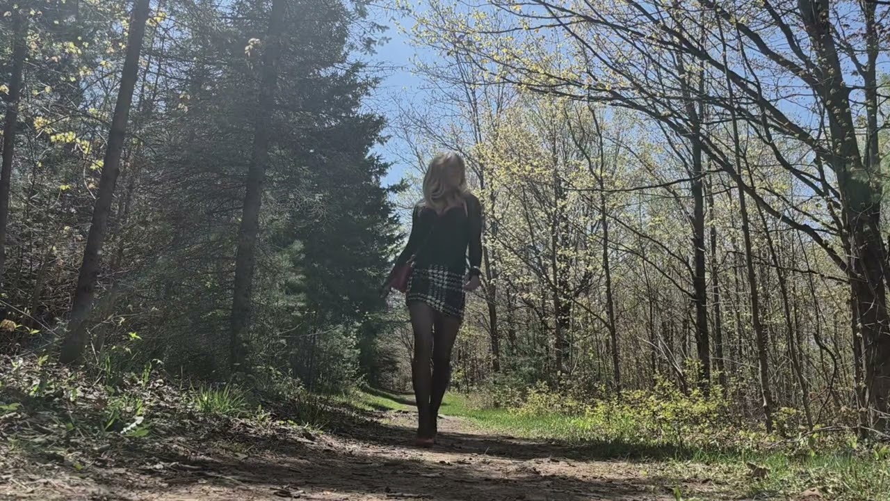 The Summer Cruising Collection: A Blonde Crossdresser’s Forest Highlights