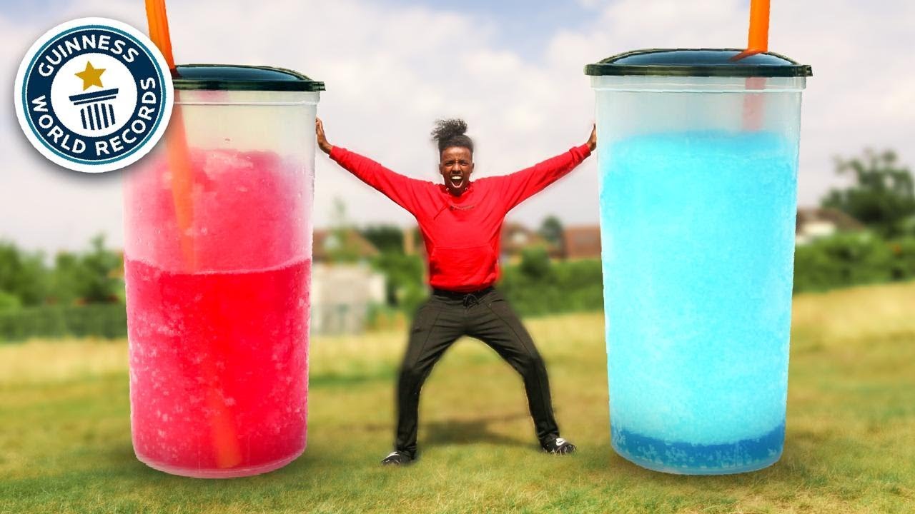 I Made The Worlds LARGEST Slushy - Challenge