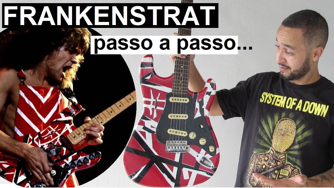 Réplica da guitarra do Eddie Van Halen passo a passo... (Frankenstrat)