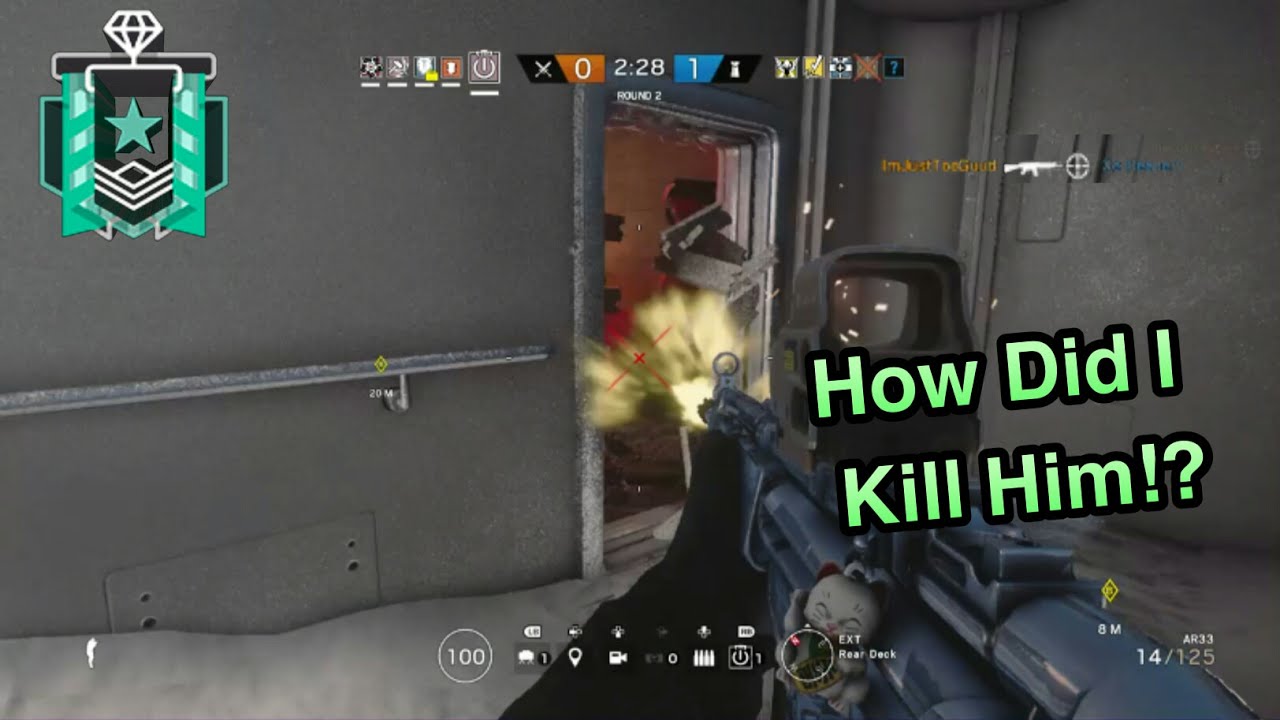 Lucky Hipfire!: Xbox Diamond - Ranked Highlights - Rainbow Six Siege Gameplay