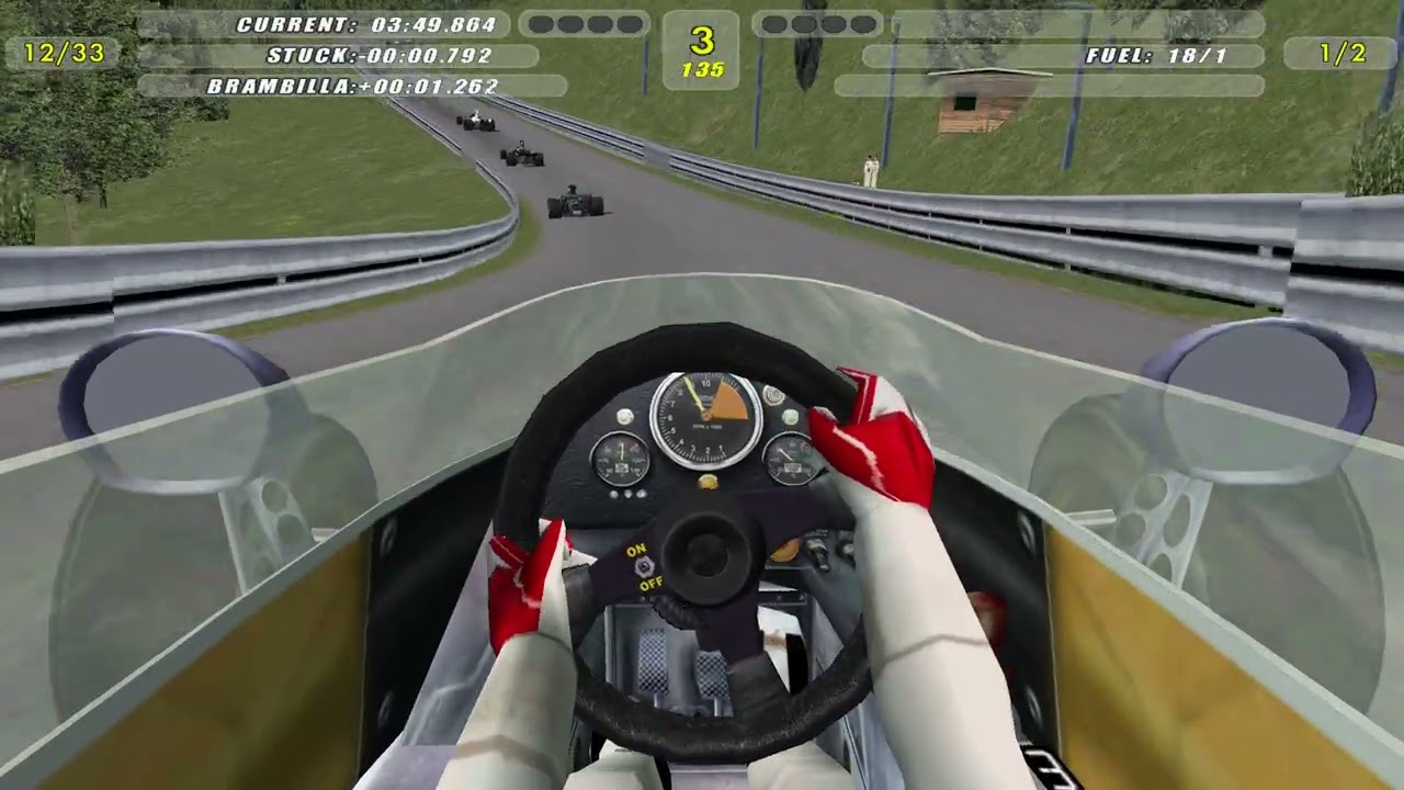 Turn 1 Massive Pile Up | Onboard McLaren M23 | Nürburgring, Germany | F1 1974 | F1 Challenge 99 02