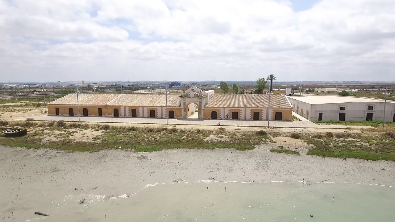 Puente zuazo a vista de drone (San Fernando,Cádiz)