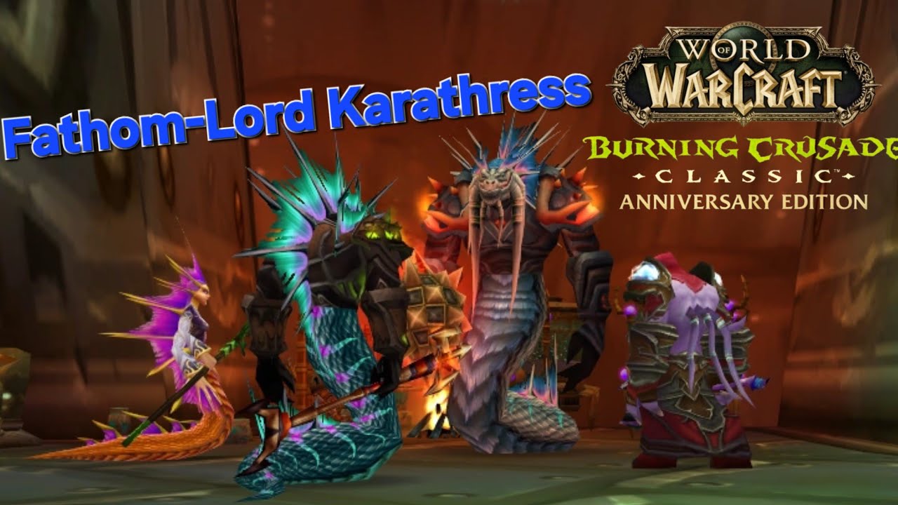 Fathom-Lord Karathress - Serpentshrine Cavern | Holy Priest POV | TBC Classic Anniversary