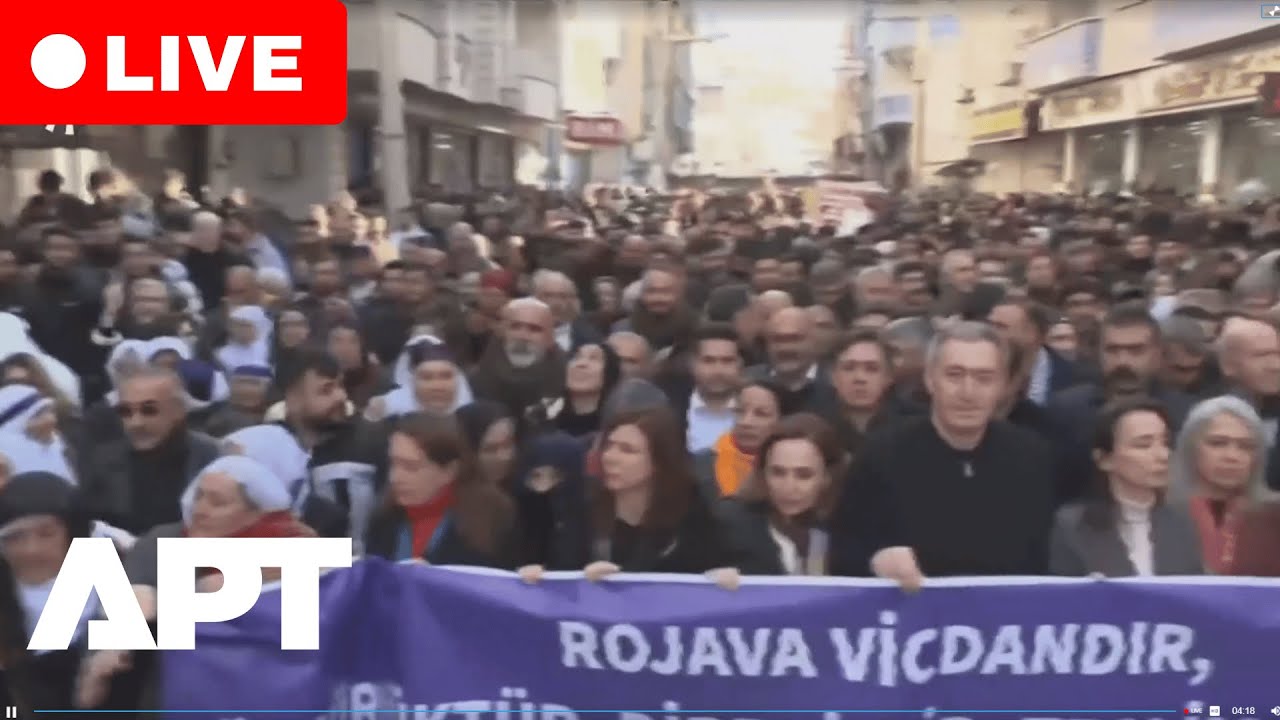 LIVE from Nusaybin: Pro-Kurdish Protesters Rally in Mardin, Turkey to Support Kurds in Syria | APT