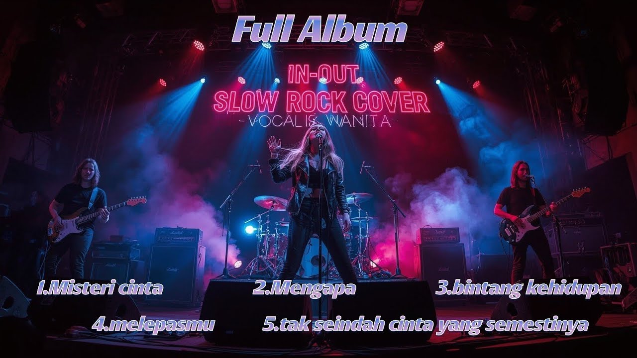 Full Album Rock Female Cover – Misteri Cinta, Mengapa, Bintang Kehidupan, Melepasmu, Tak Seindah 