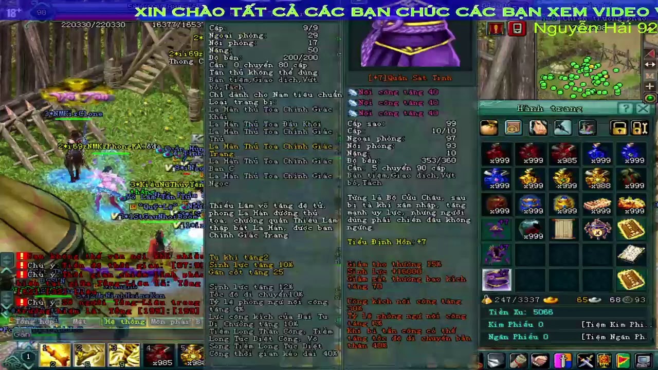 'Jx2' Con Ga Chien Phao Dai Lien Seve Tam Trung  Vo Lam Truyen Ky 2 vl2 |Nguyen Hai 92