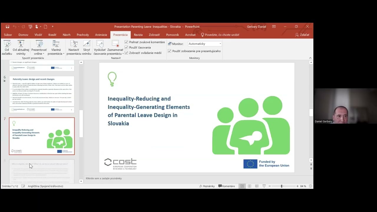 OOC | Parenting Leave Policies & Inequalities | Slovakia | Daniel Gerbery