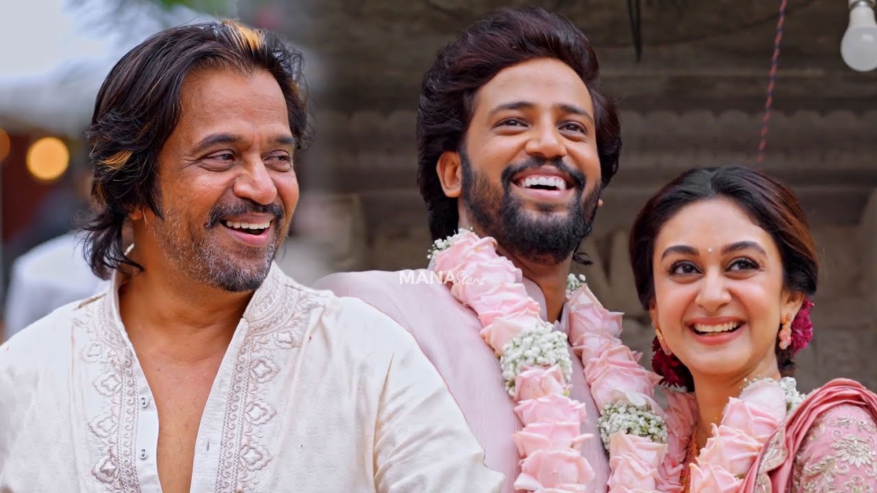 Action King Arjun Sarja's Daughter Aishwarya Arjun & Actor Umapathy Engagement Video | Vishal