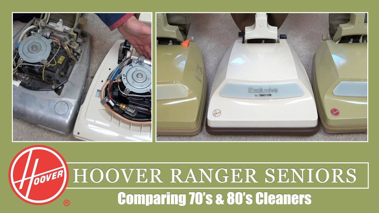 1970's Hoover U4014 Ranger Senior Compared WIth  a 1980's NIB U4274 Senior