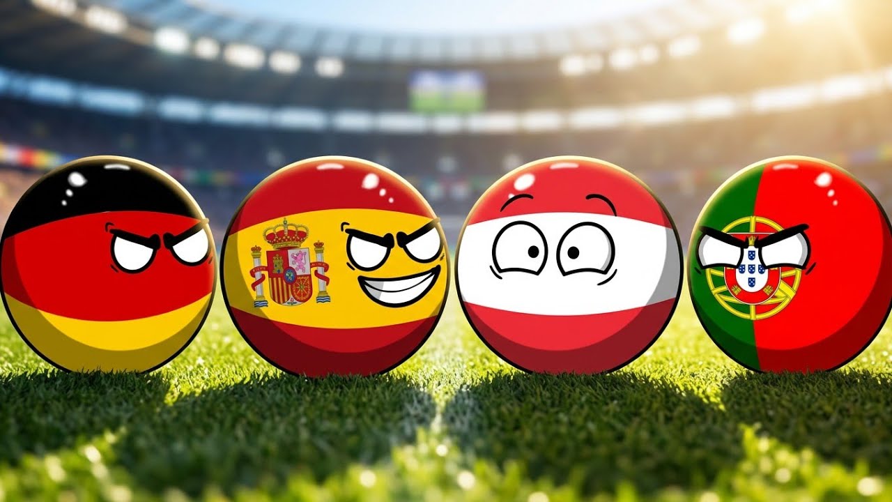 Countryballs are now in the Round of 16 of Euro 2024 ⚽️🏆