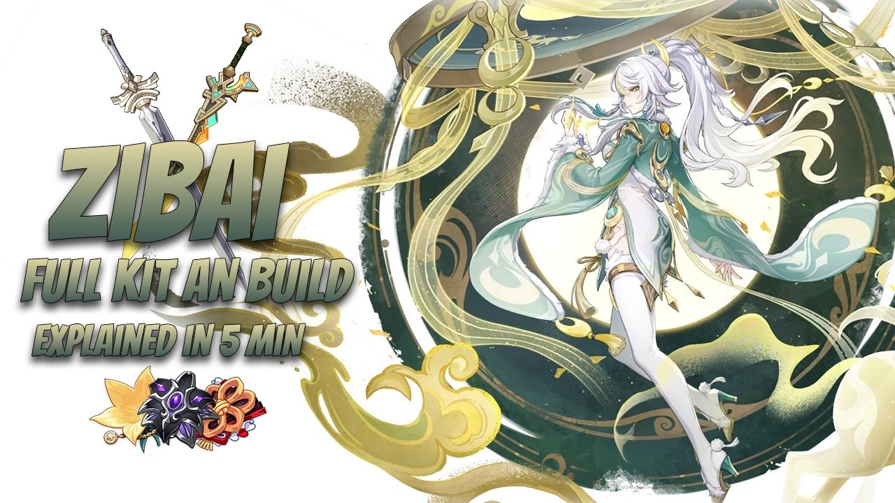 Zibai Full KIT Explanation and Best Build Guide in 5 MIN | Genshin Impact 6.3 | LoRDMaX