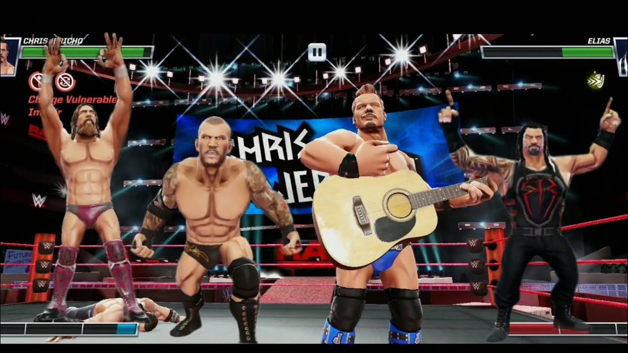 Подпись противника в WWE Mayhem и завершающие движения от Bacxer Gaming