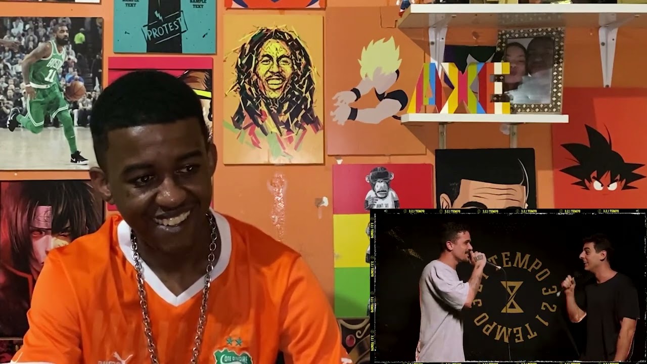 Jhony REACT - MOZART MZ X FABIO BRAZZA - 3,2,1 RIMA ( FMS Br )
