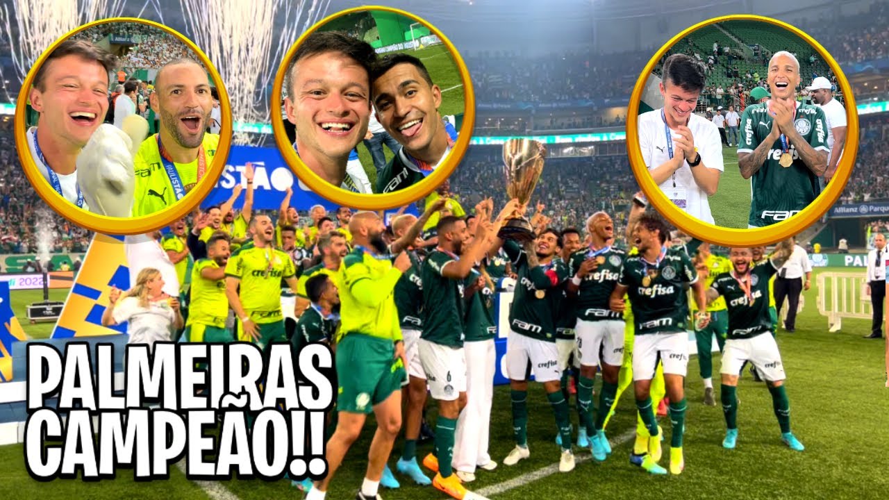 PALMEIRAS CAMPEÃO PAULISTA 2022!! E teve dancinha com Deyverson!! ( Palmeiras 4 x 0 São Paulo )!!