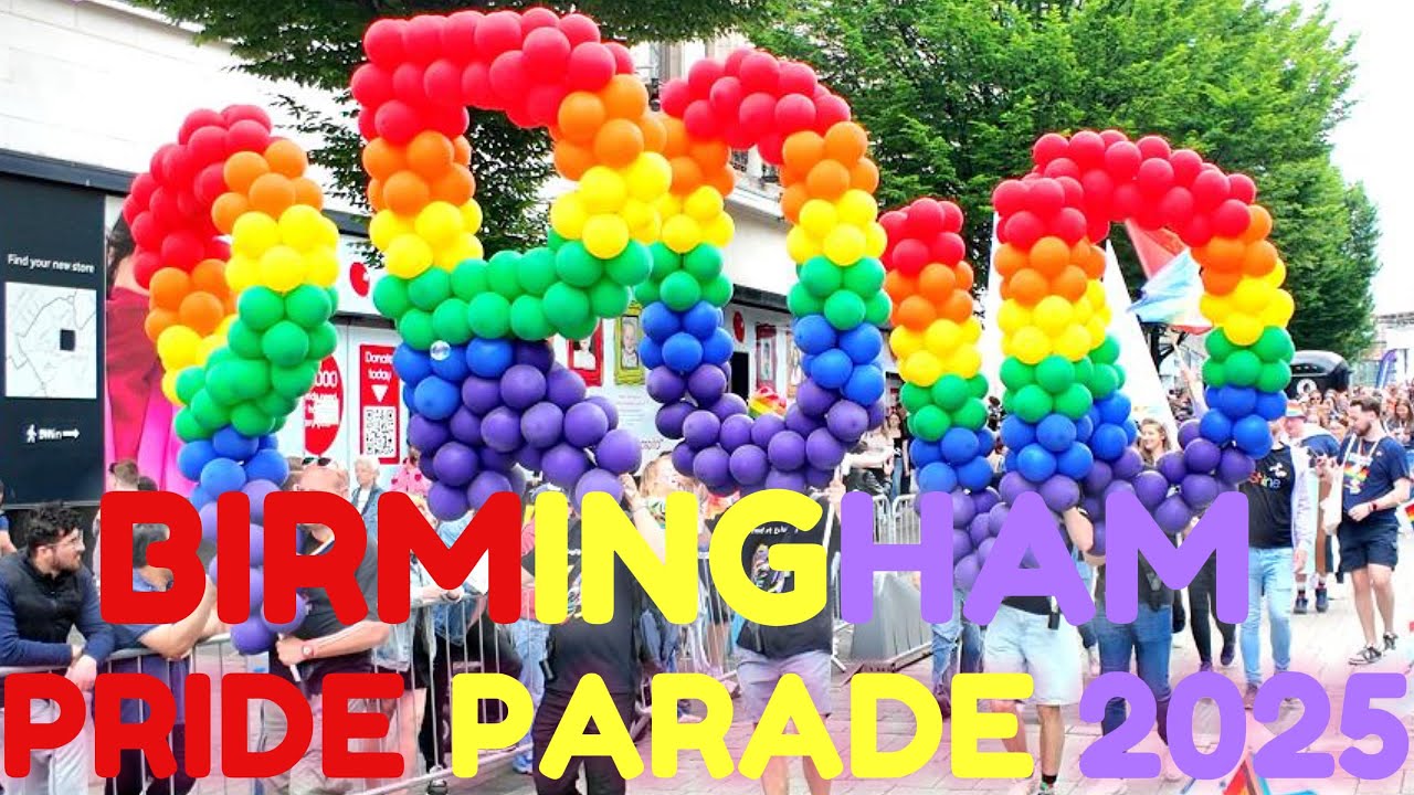 Birmingham Pride 2025 | Birmingham Pride Festival Parade 2025 England UK | LGBTQ+ Festival 2025