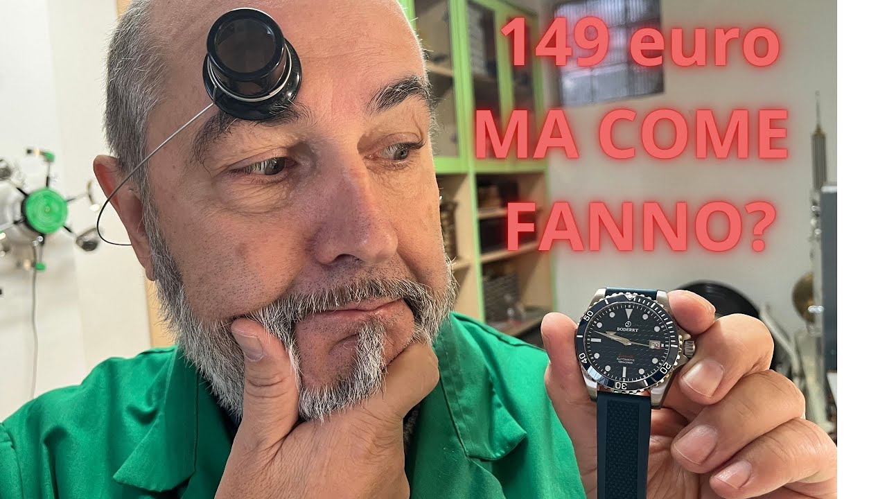 149 euro! MA COME FANNO? BODERRY TITANIO