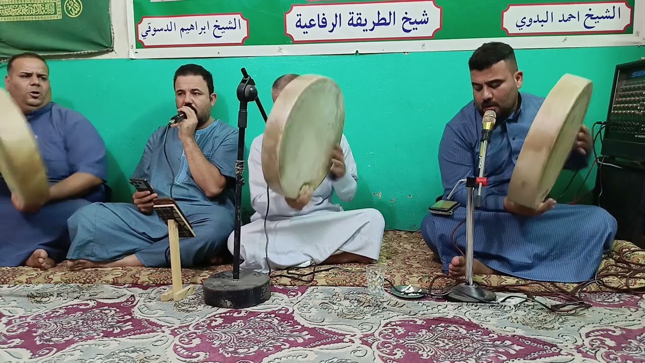 مديح حربي المداح سيد صفاء الحديدي في ديالى بعقوبة جرف الملح تكية السيد قاسم الحديدي 