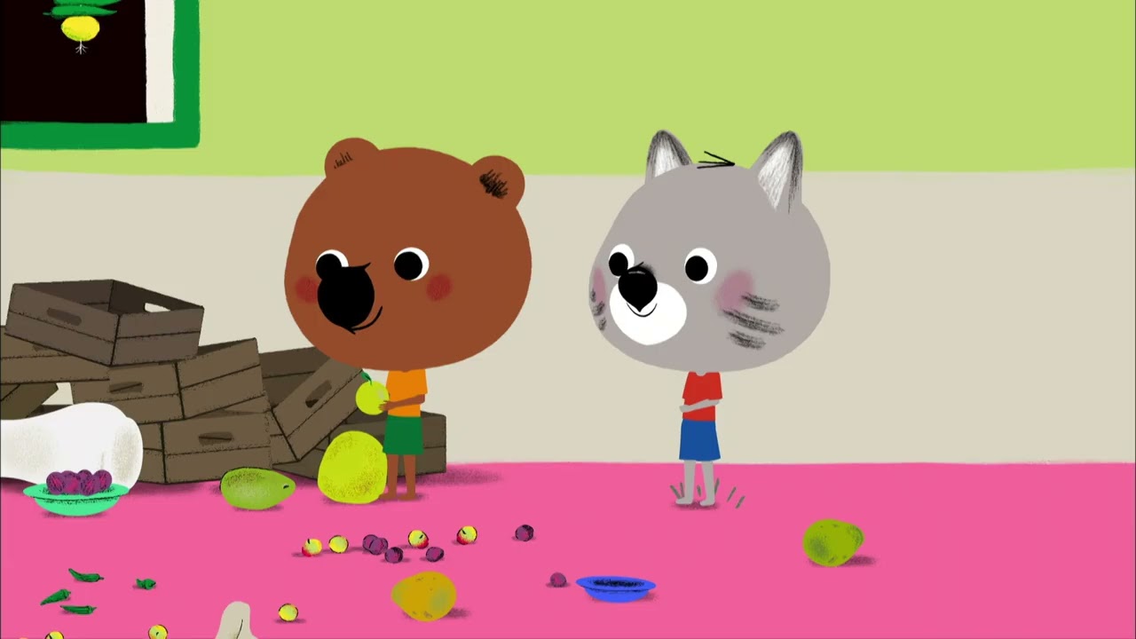 Moke und Champa spielen Holi in Indien | süße Lerncartoons für Kinder |  Mouk