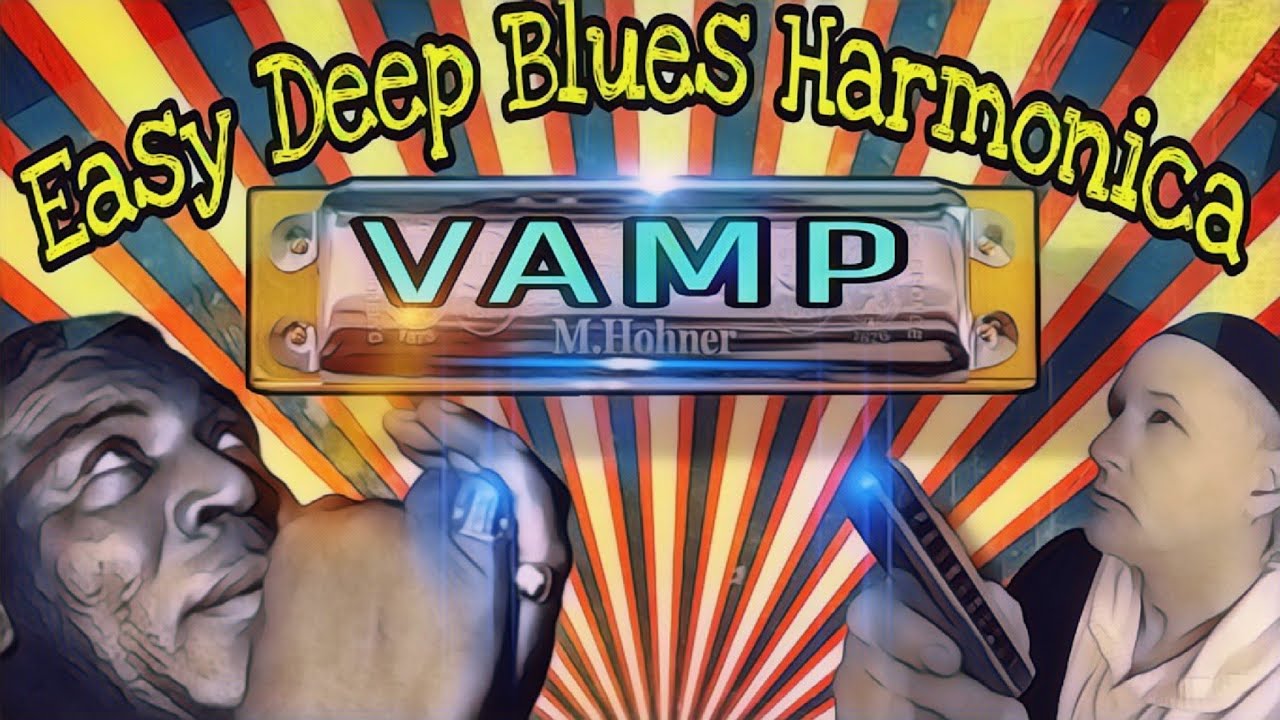 Easy Deep Blues Harp Vamp 🐺