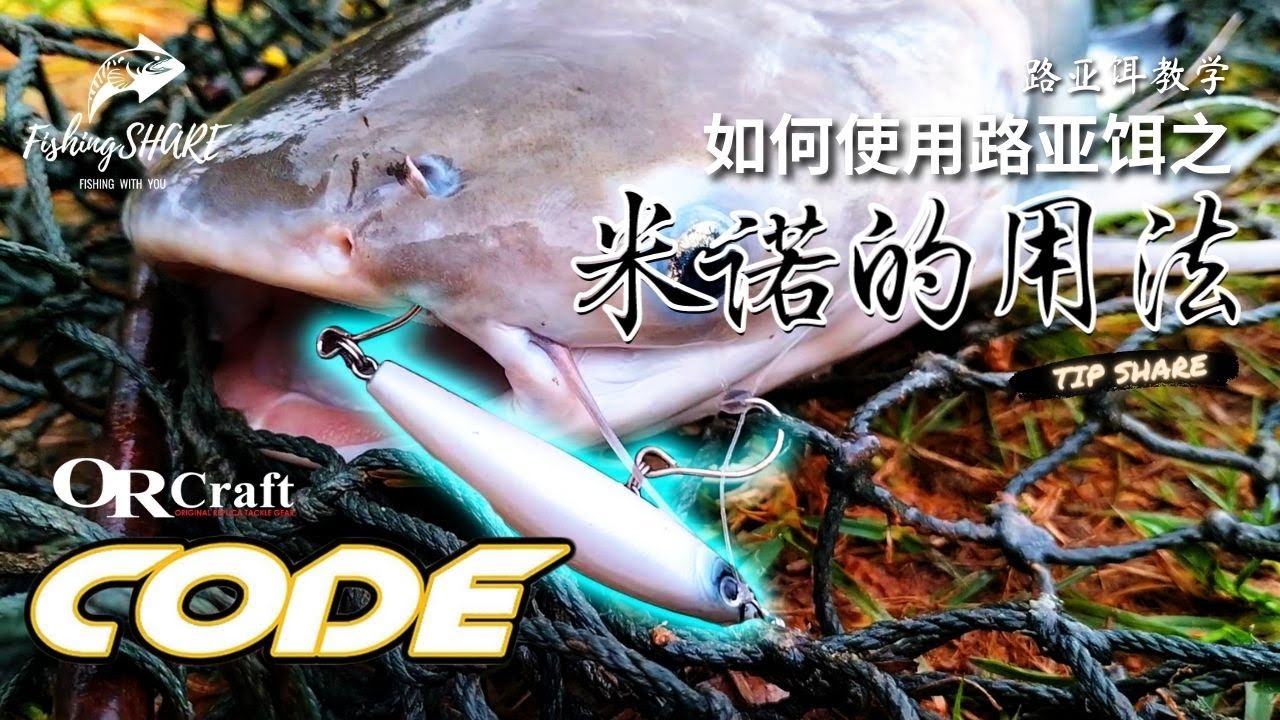 【FishingShare】ORCRAFT CODE如何使用路亚饵之米诺的用法|路亚饵教学|HOW TO USE MINNOW LURES?