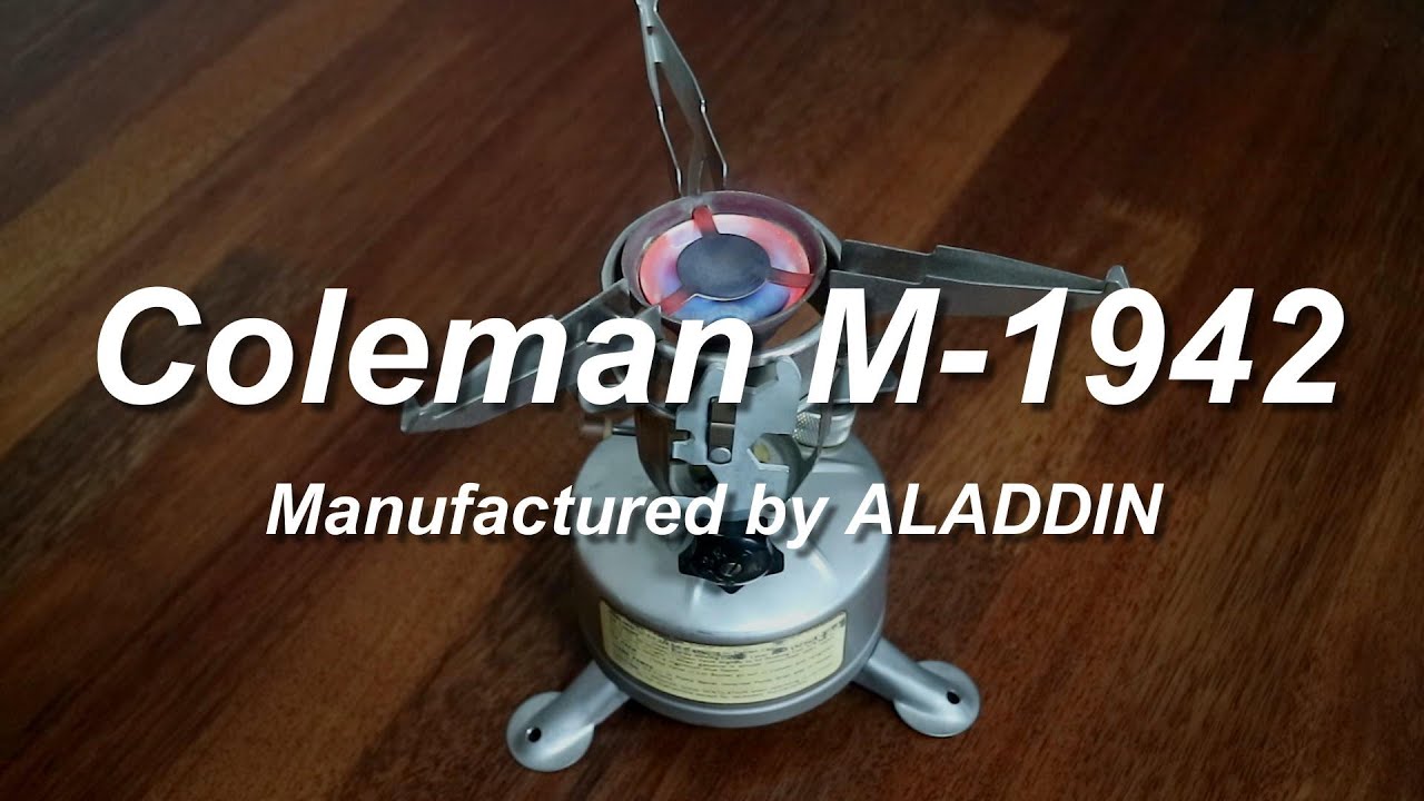 【アウトドアバーナー】コールマン M-1942 第二次大戦中アメリカ軍の落下傘部隊が使用していたGIストーブ