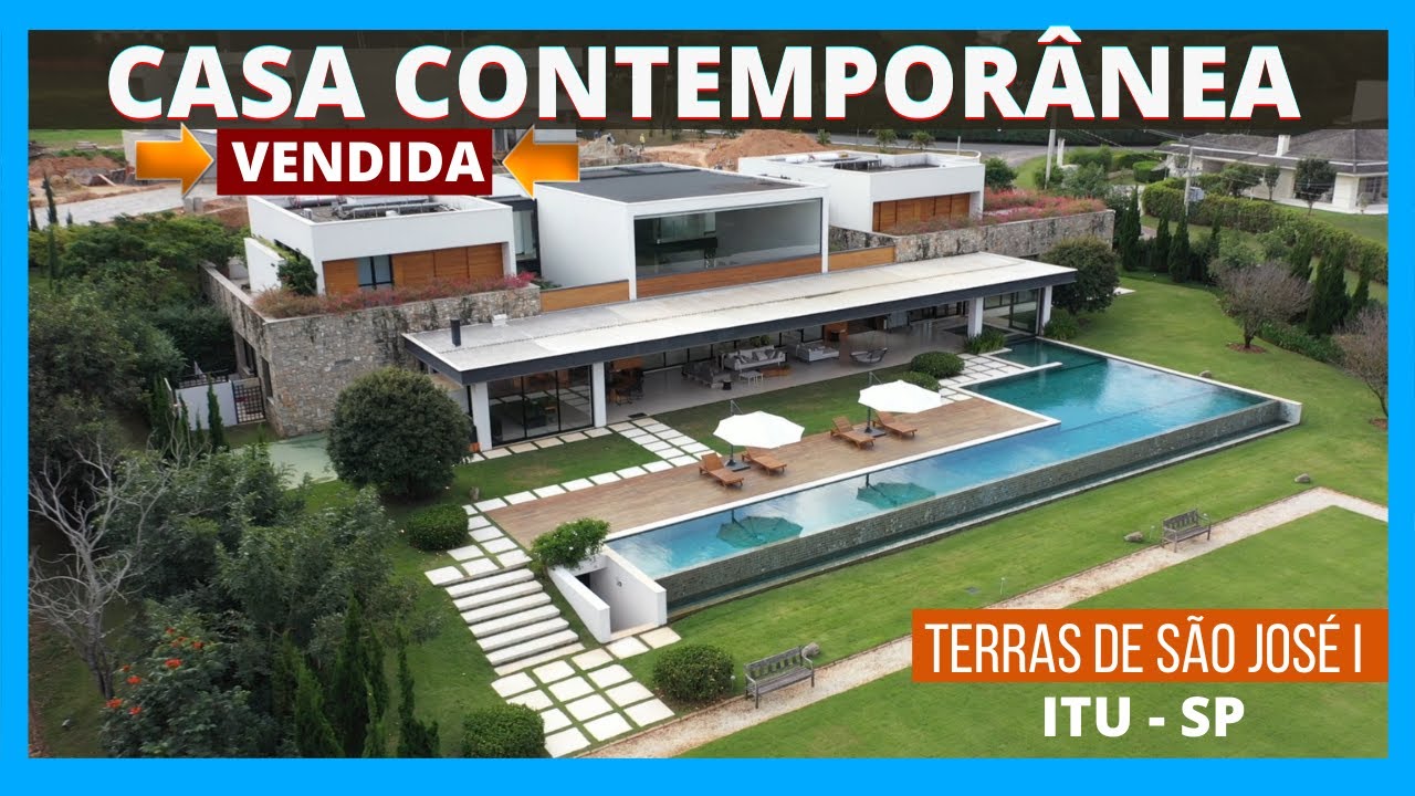 🔴 VENDIDA - ESPETACULAR CASA à venda no TERRAS DE SÃO JOSÉ I em Itu-SP- Rodrigo Andreazza