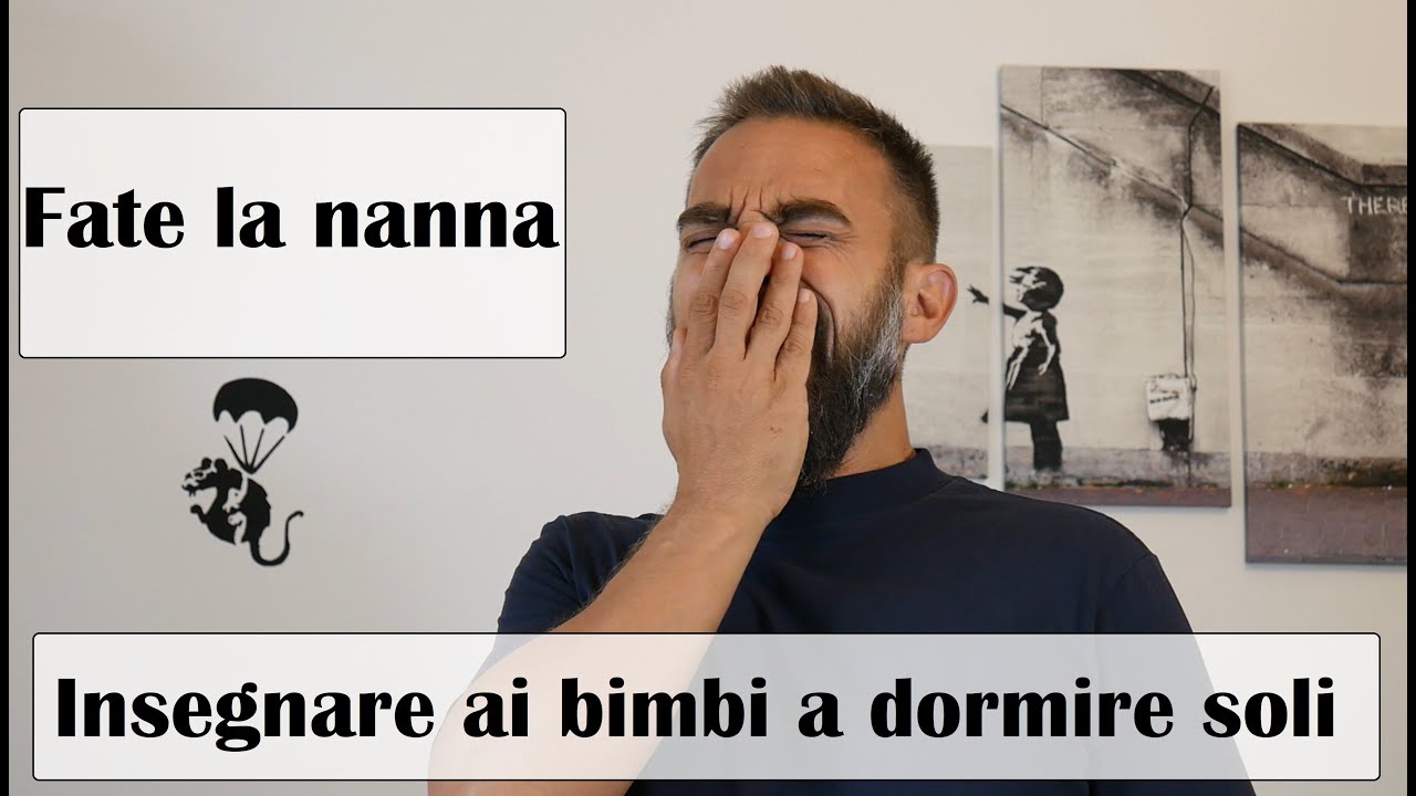 Insegnare  ai bimbi a dormire da soli