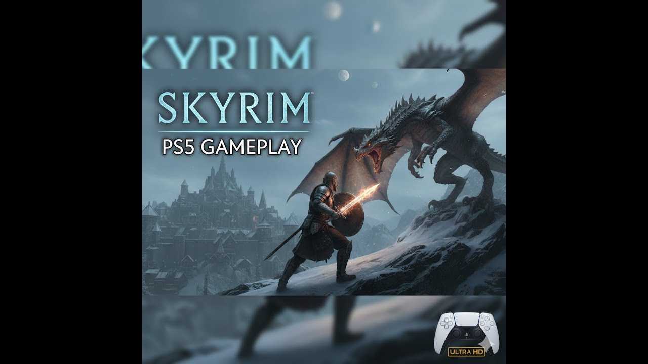 Skyrim PS5 gameplay
