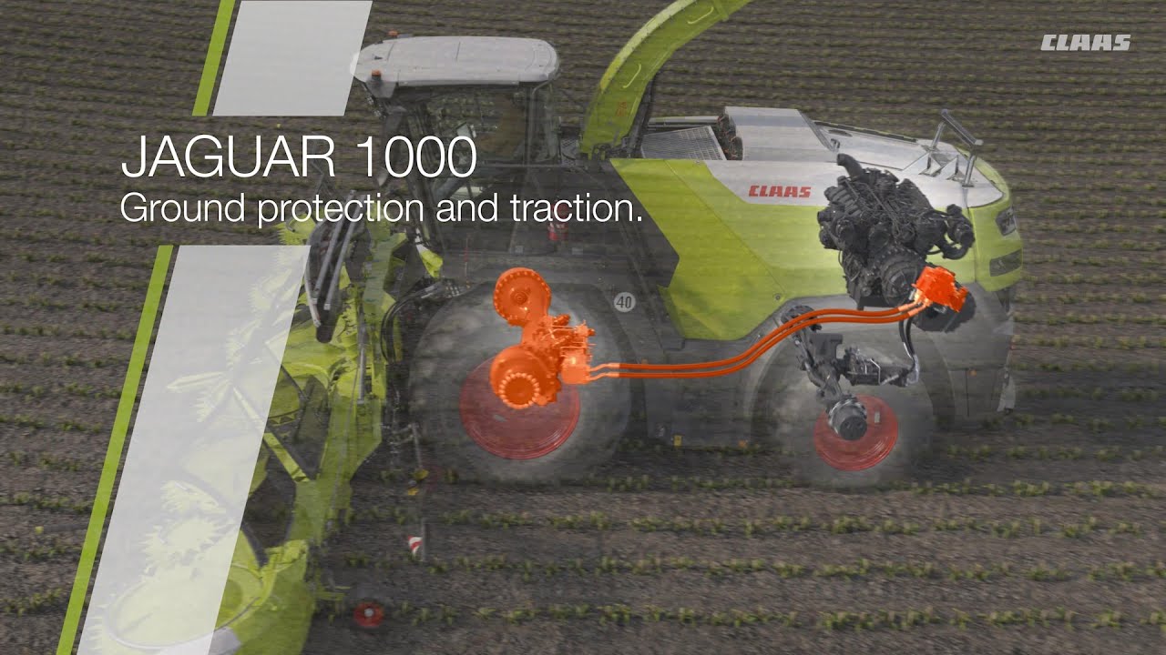CLAAS | JAGUAR 1000 Ground protection and traction.