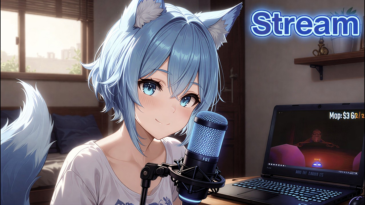 Выживет ли лиса на  уровне 3? #Ruvtuber #vtuber #Aoi_Hana  #repo