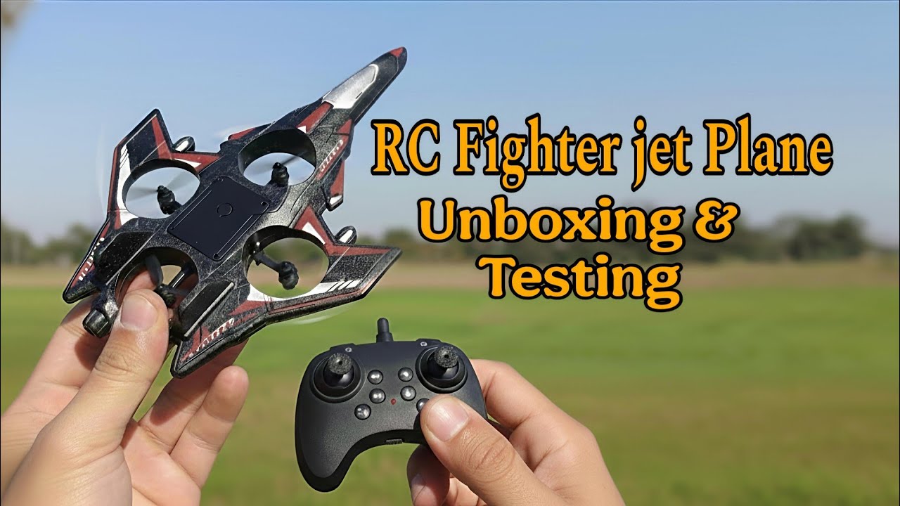 RC FIGHTER JET PLANE DRONE UNBOXING AND TESTING || CHIPPEST PRICE & LOW PRICE DRONE -2026
