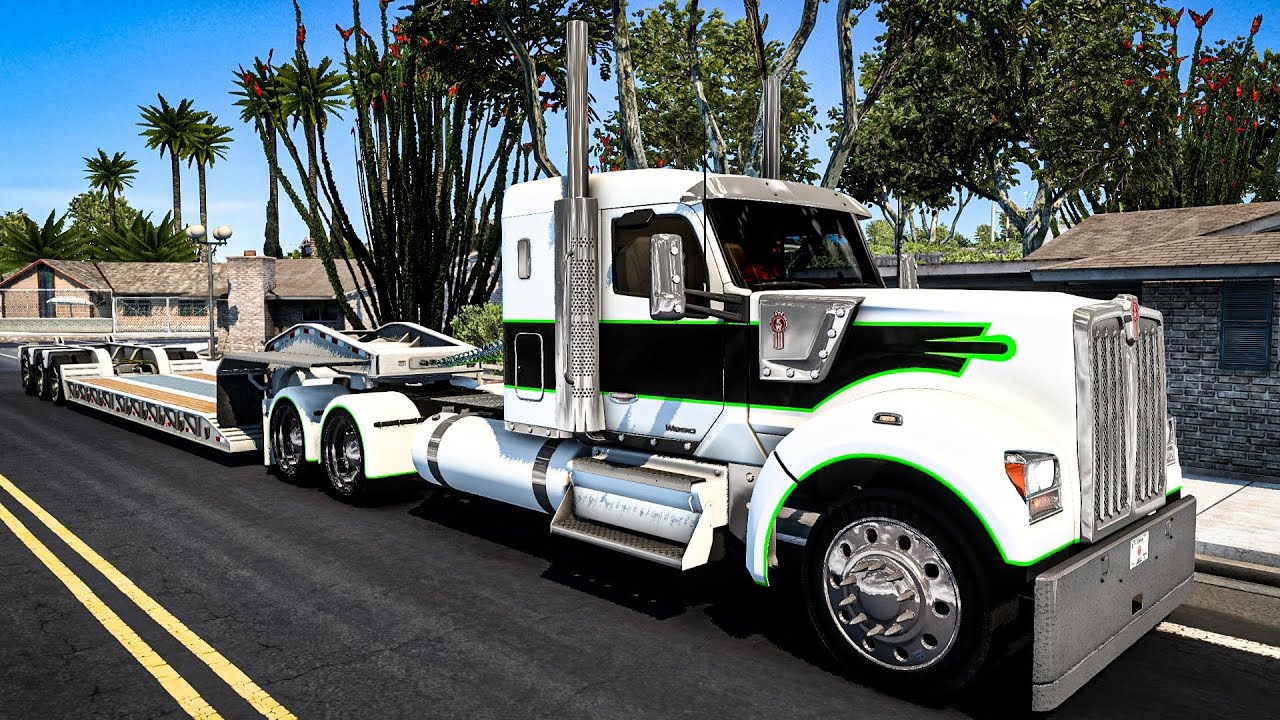 Kenworth W990 - (Flat Top Pittsburgh Power) - American Truck Simulator - Dro Modding Deloupe - ATS
