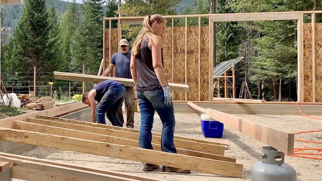 Garage Walls are FINISHED, How did we do? - Couple Builds Off Grid Home